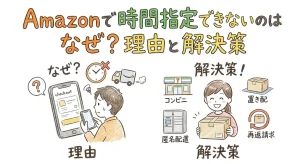 Amazonで時間指定できないのはなぜ？理由と解決策